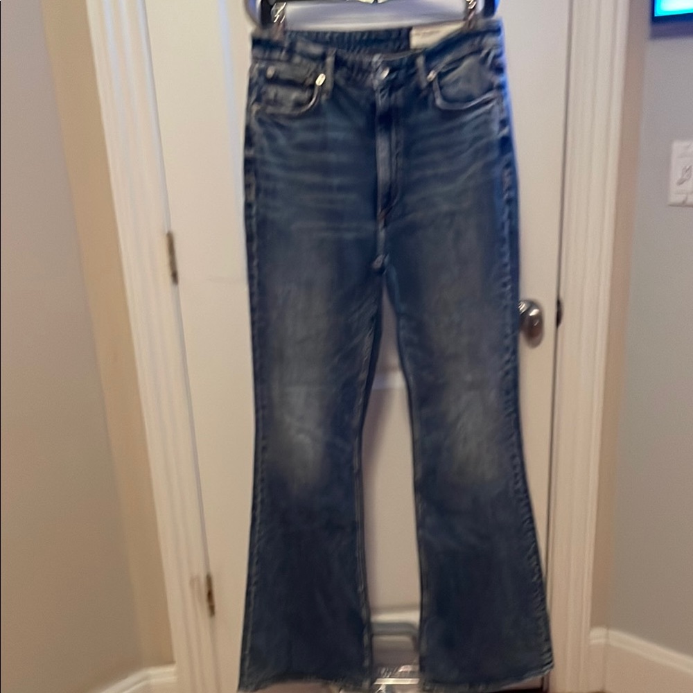 Rag & Bone Blue Bootcut Jeans with Vintage Flare